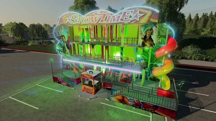 Mods Funfair Forain Farming Simulator 22 - FS25-Rides