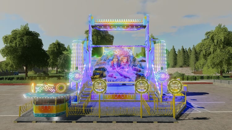 Mods Funfair Forain Farming Simulator 22 - FS25-Rides