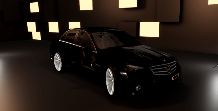 Mercedes C63 AMG Roblox performance sedan