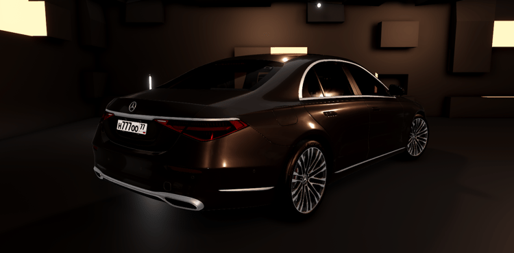Roblox 2021 Mercedes S580 vehicle model