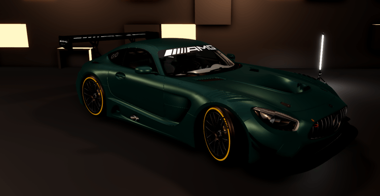Mercedes AMG GT3 Roblox racing car model