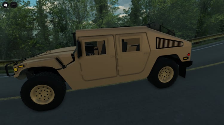 Roblox military Humvee free car model
