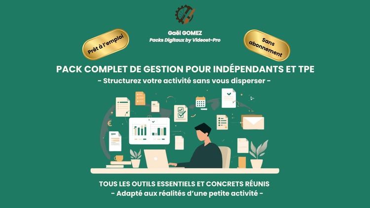 Pack de lancement pour indépendants et TPE avec outils de devis, facturation, trésorerie et relances pour démarrer une activité en 2026