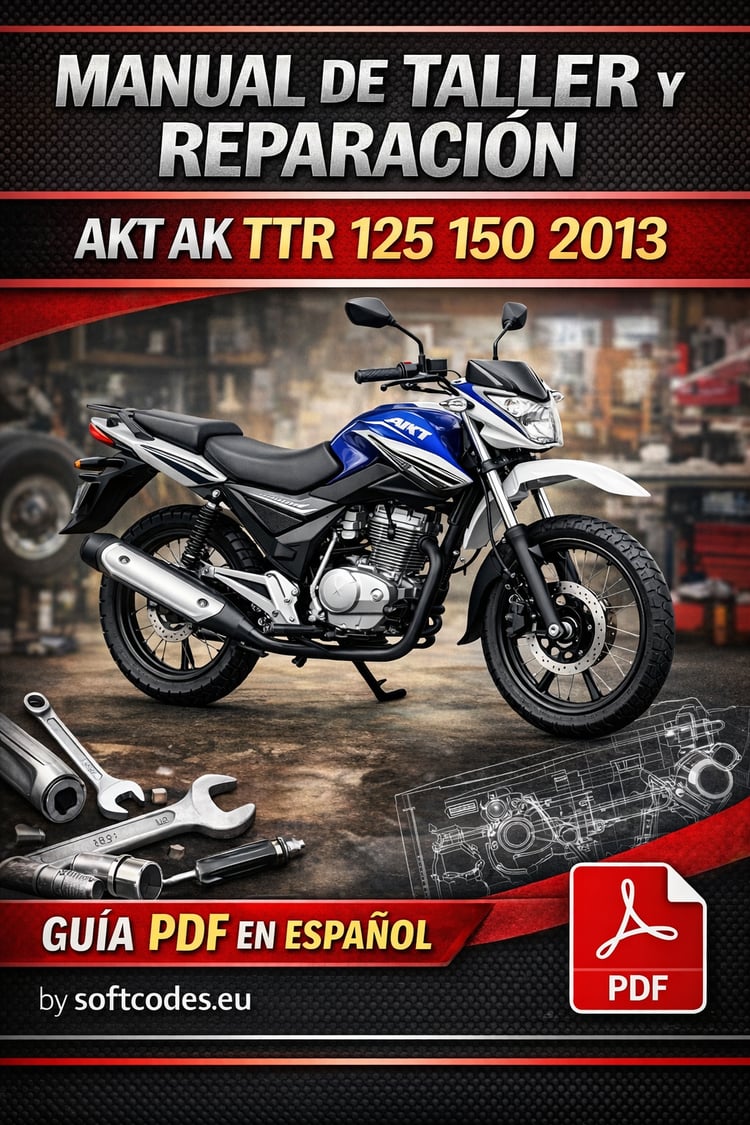 AKT AK TTR 125 150 2013 Workshop Repair Manual PDF
