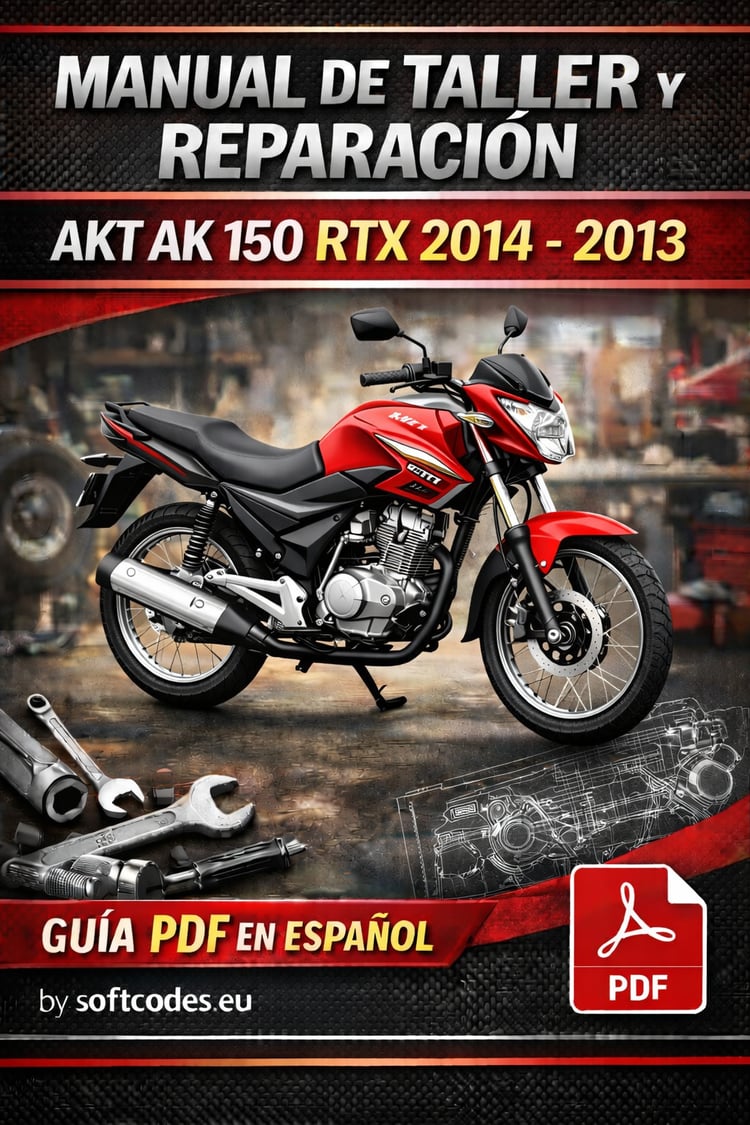 AKT AK 150 RTX 2013–2014 Workshop Repair Manual PDF