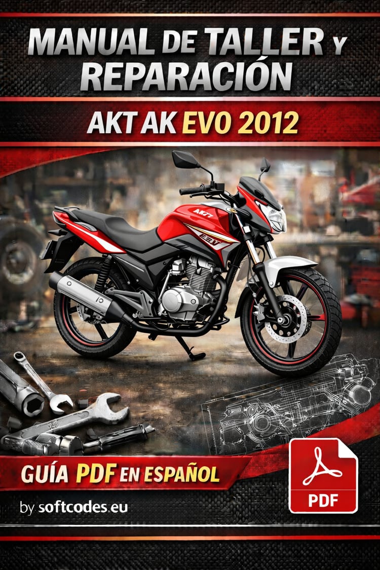 AKT AK EVO 2012 Workshop Repair Manual PDF