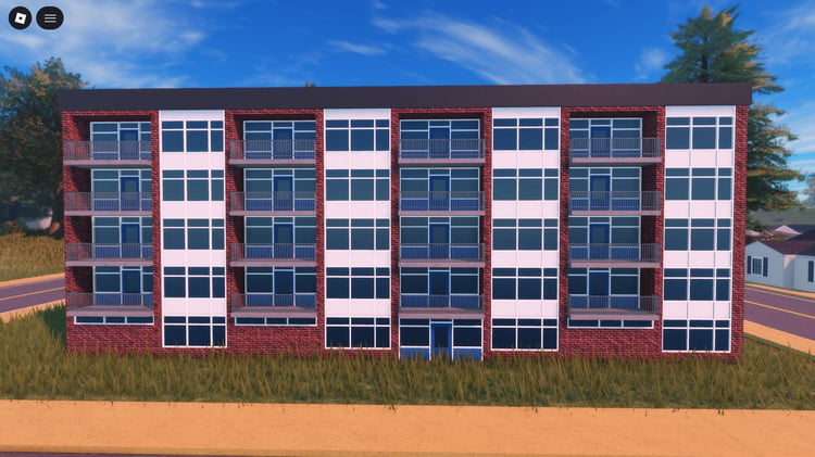 Roblox city apartments building asset