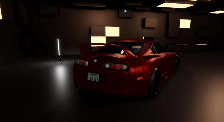 Roblox 1999 Toyota Supra tuner car asset