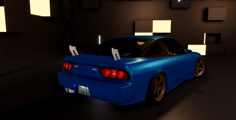 Nissan 180SX driving car model Roblox