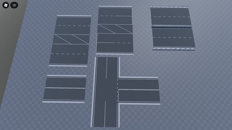 Roblox street system road building pack