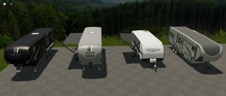 HD camper trailers Roblox developers