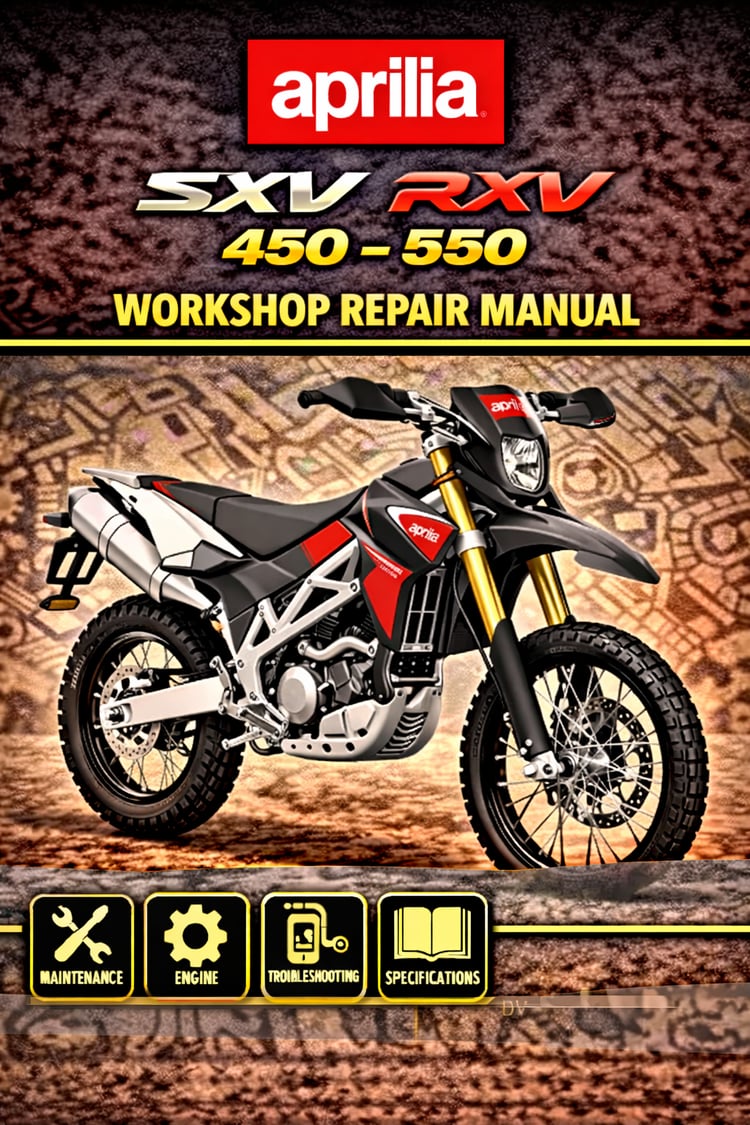 Aprilia SXV / RXV 450–550 2009 Workshop Repair Manual