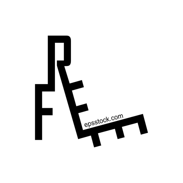 a symbol depicting a free, black isolated silhouette