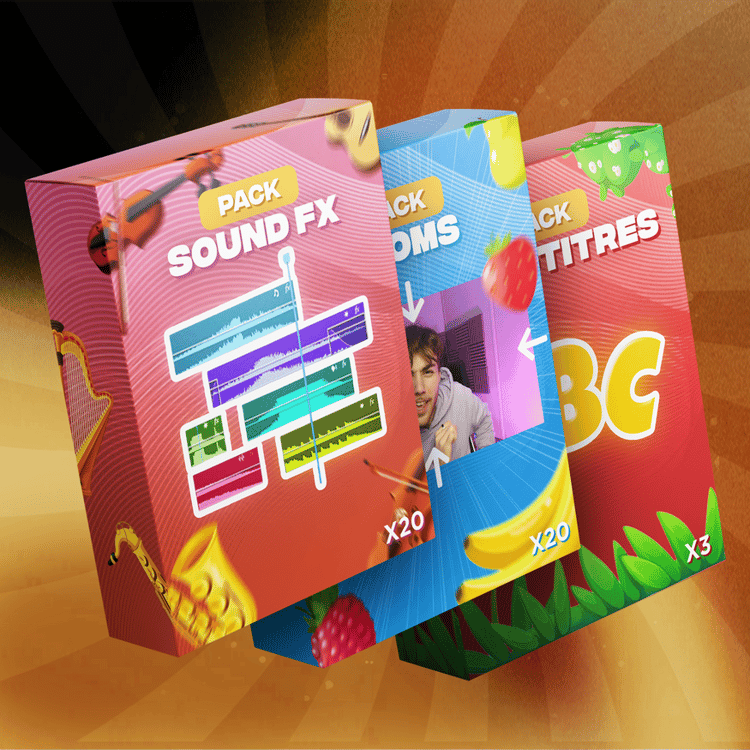 Bundle Dynamisme Shelfcut – sound effects, zoom presets et sous-titres dynamiques pour Premiere Pro