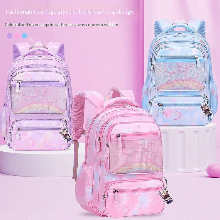 Durable Oxford cloth children backpack with large storage space