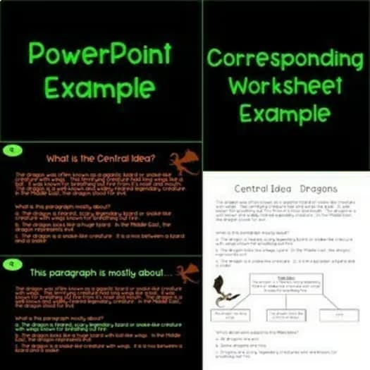 Main Idea and Central Idea Halloween PowerPoint