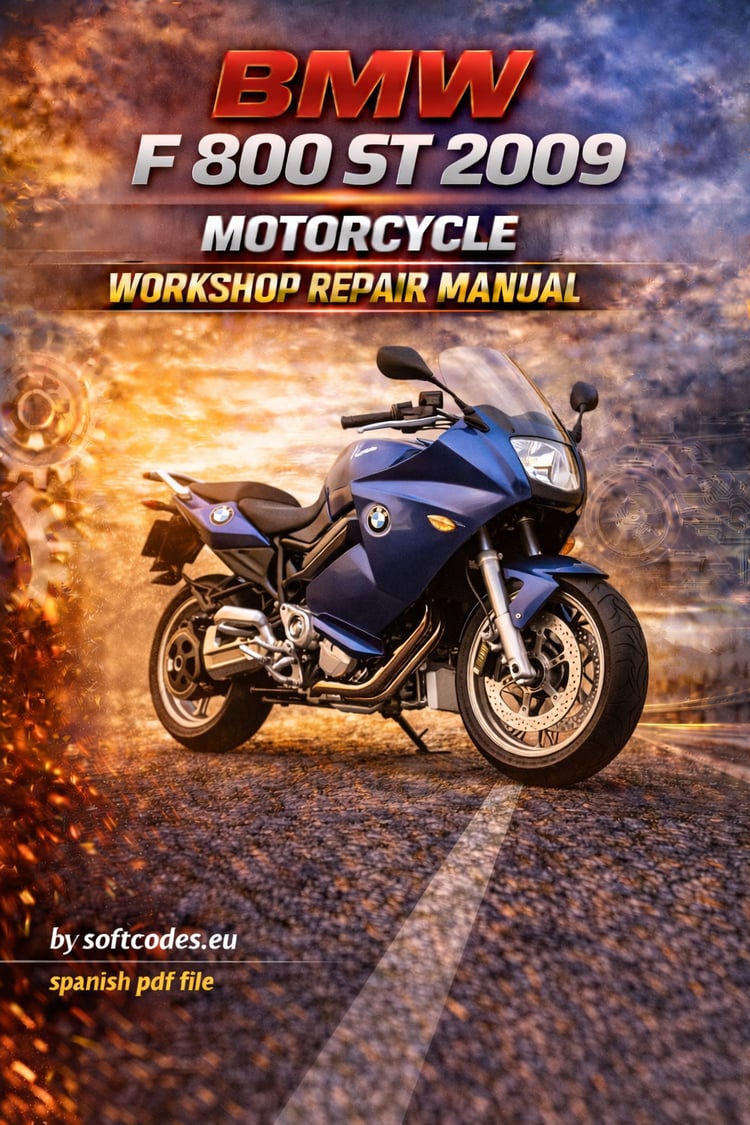 BMW F 800 ST 2009 Workshop Repair Manual PDF