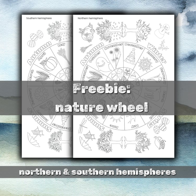 phenology wheel free download nature printable