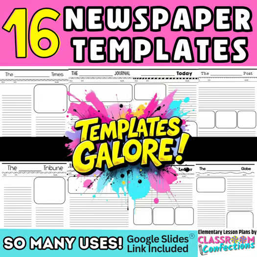 Newspaper Templates | Newspaper Writing Paper | Book Reports | Research Projects
