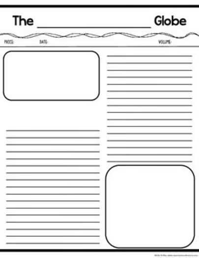 Newspaper Templates | Newspaper Writing Paper | Book Reports | Research Projects