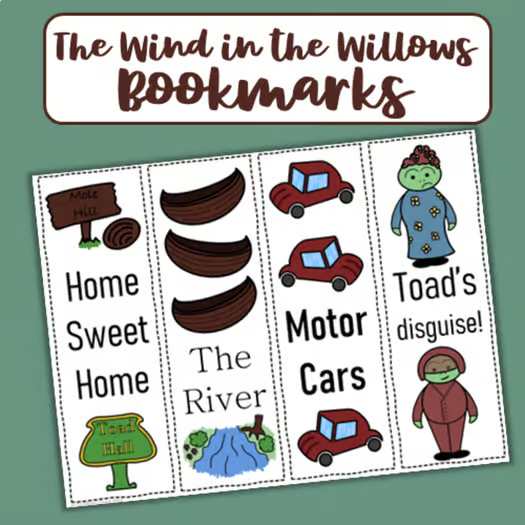 The Wind in the Willows Bookmarks