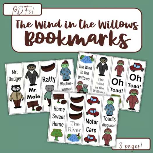 The Wind in the Willows Bookmarks