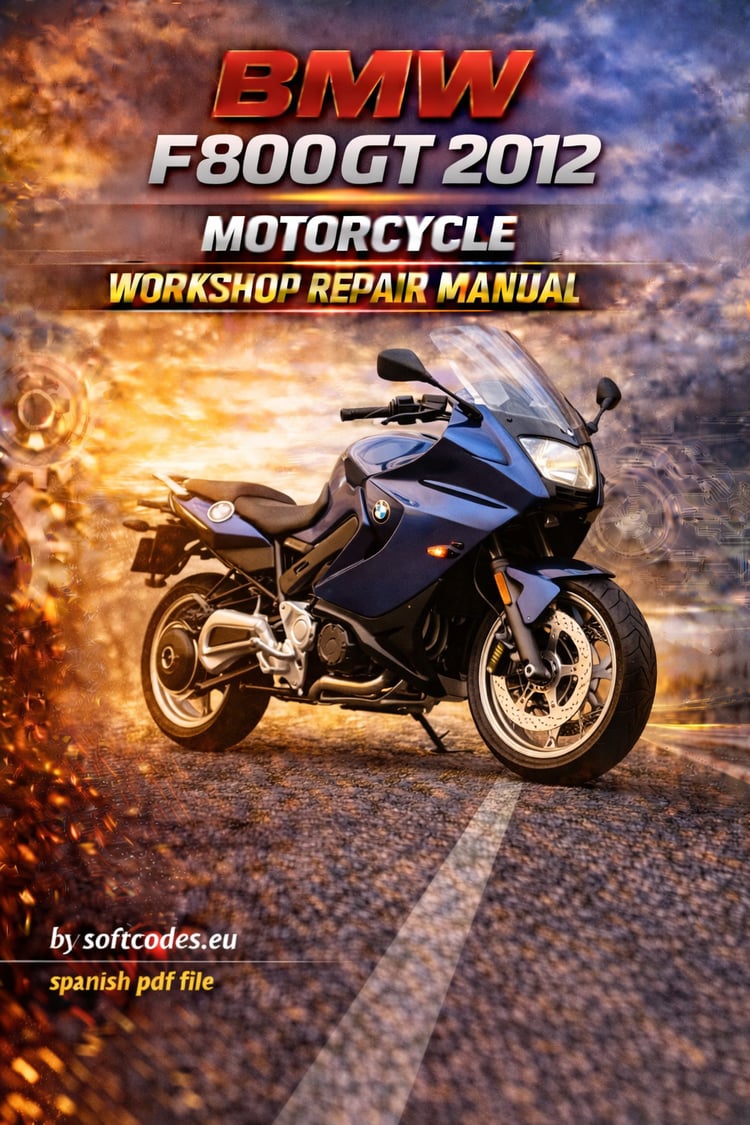 BMW F 800 GT 2012 Workshop Repair Manual PDF