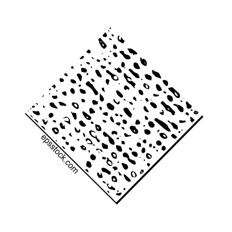 Matzah symbol, black isolated silhouette