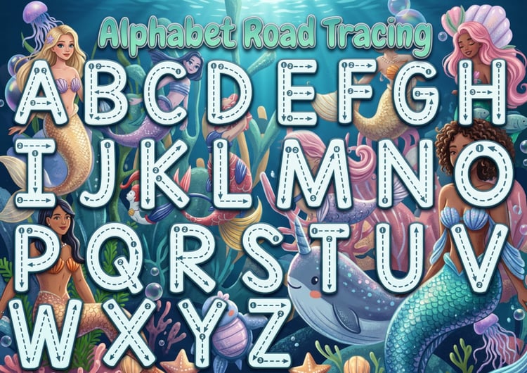 Alphabet Road Tracing