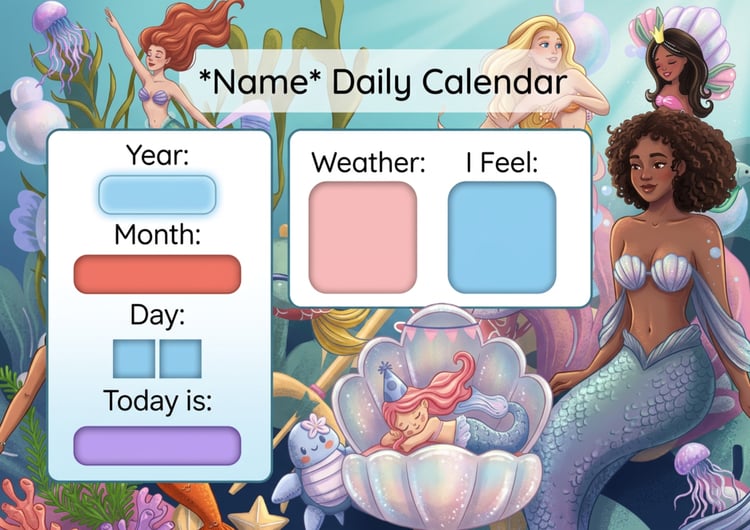 Name Daily Calendar