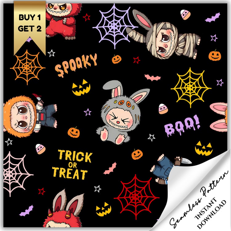 Cartoon Princess Frame Seamless Pattern[SP1] - Payhip