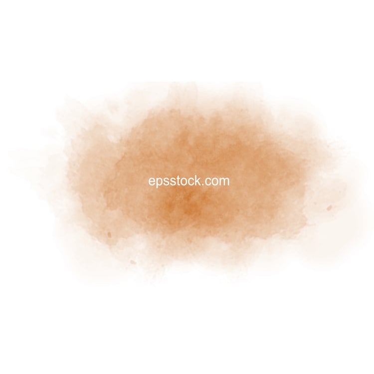 Alloy orange watercolor background, flat color illustration