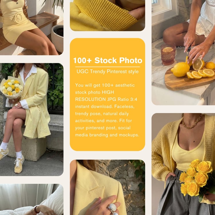 100+ spring yellow aesthetic stock photos.
