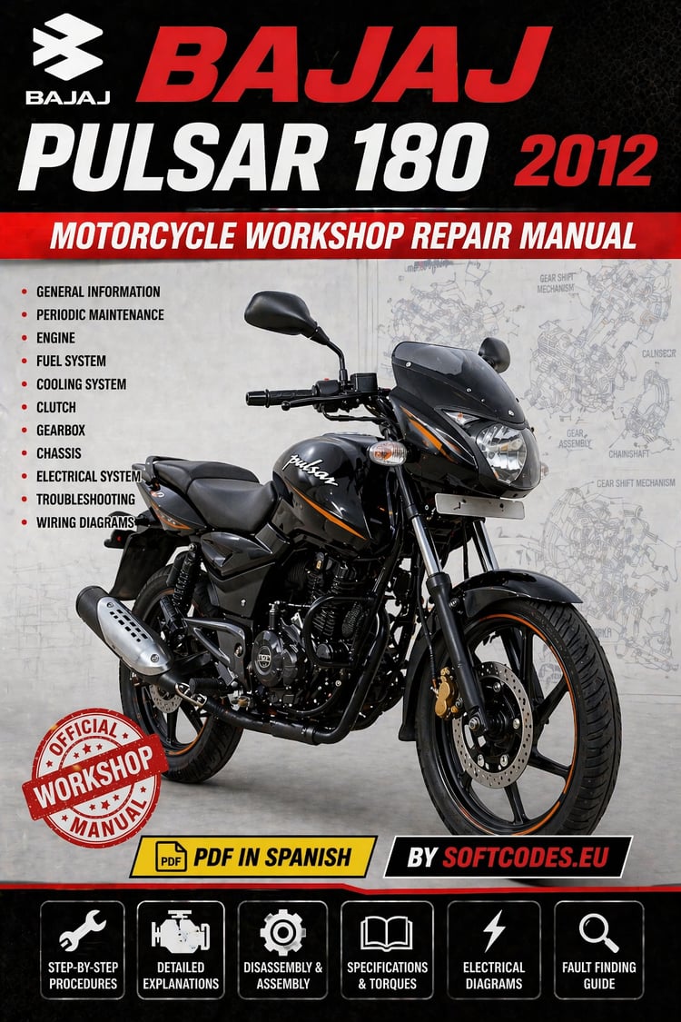 Bajaj Pulsar 180 2012 Workshop Repair Manual PDF