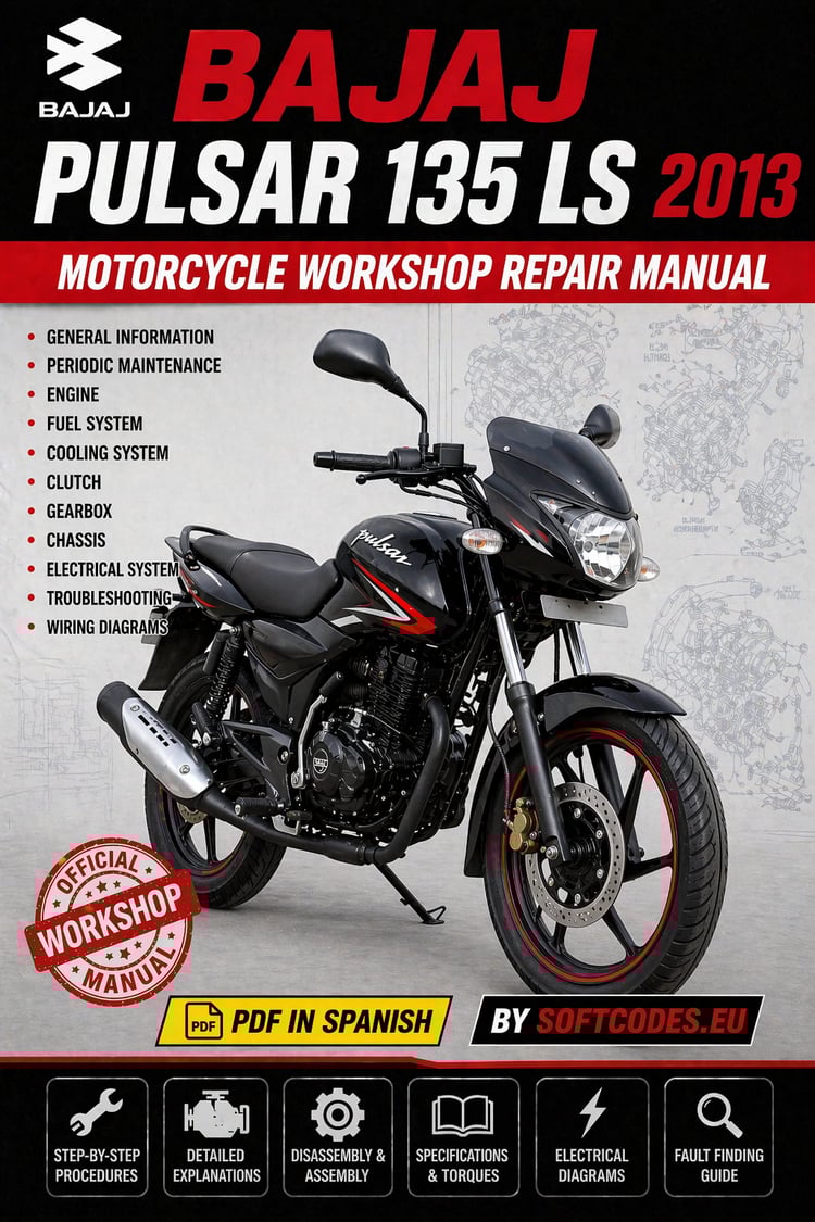 Bajaj Pulsar 135 LS 2013 Workshop Repair Manual PDF