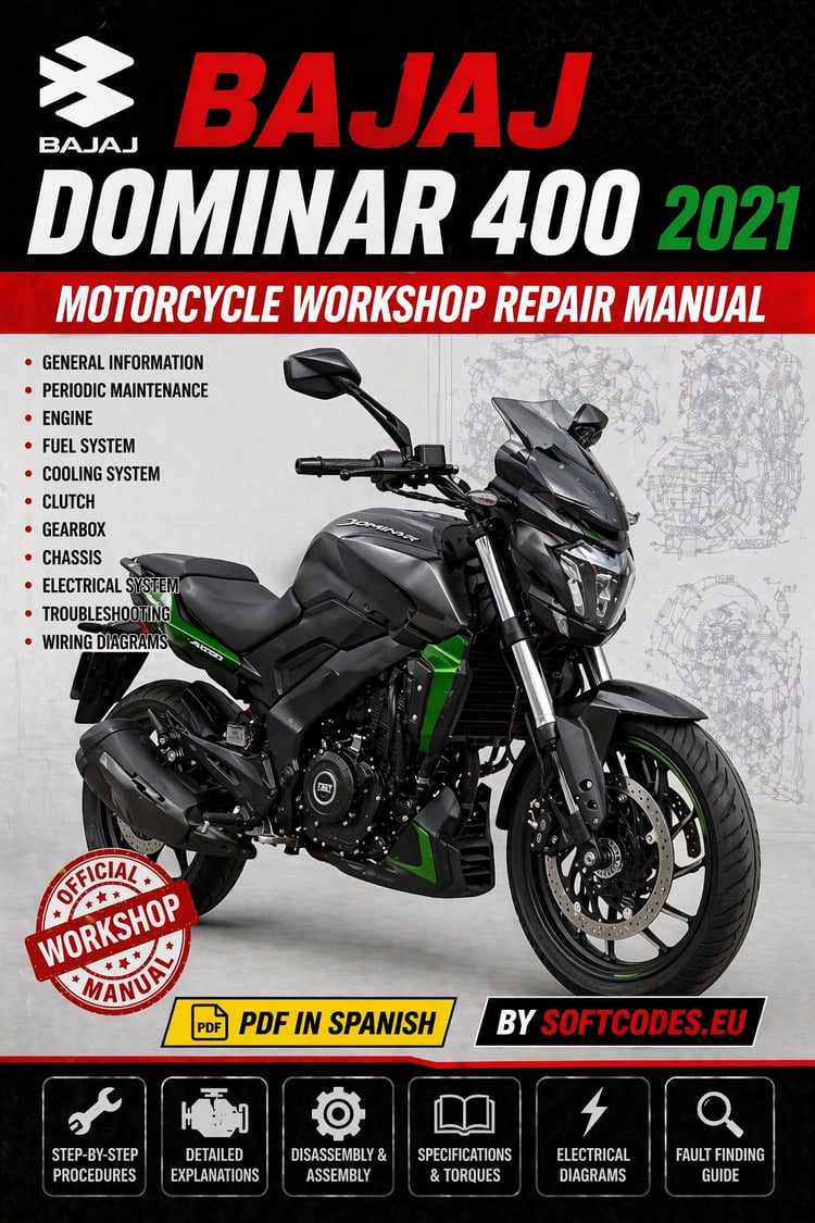 Bajaj Dominar 400 2021 Workshop Repair Manual PDF