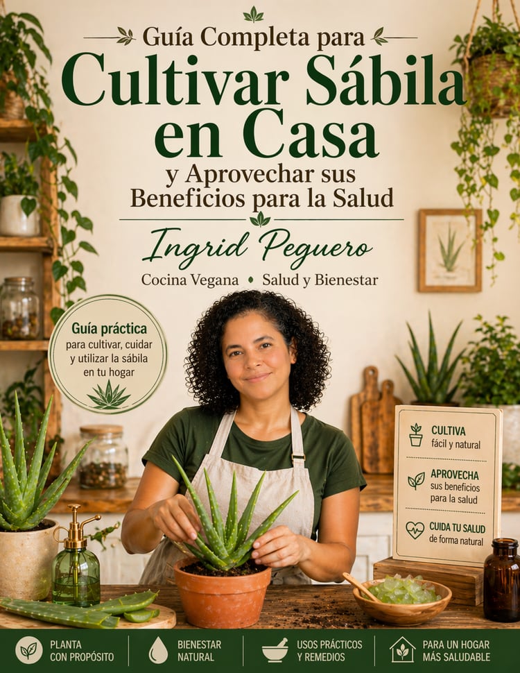 Guía Completa para Cultivar Sábila en Casa y Aprovechar sus Beneficios para la Salud | PDF Digital