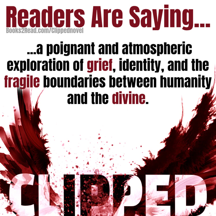 Readers are Saying... a poingant and atmospheric exploration of grief, identity and the fragile boundaries between humanity and the divine.