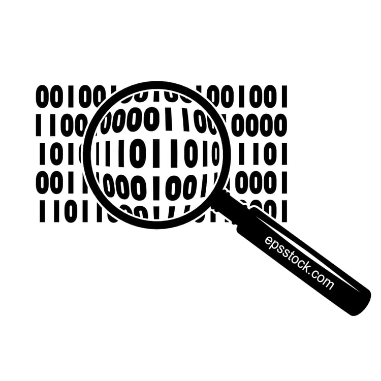 testing app symbol, black vector silhouette