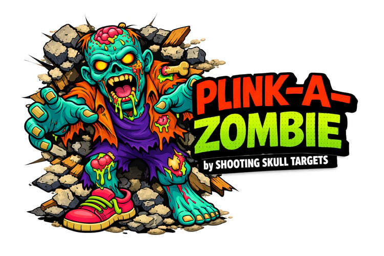 Plink‑A‑Zombie™ Printable Shooting Targets | Zombie Plinking Fun