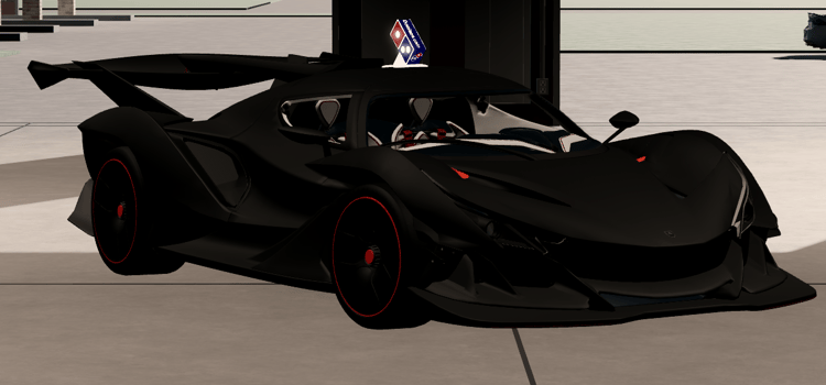 Roblox hypercar with realistic transmission system