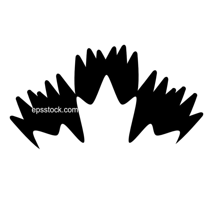 Canada logo, black isolated vector silhouette