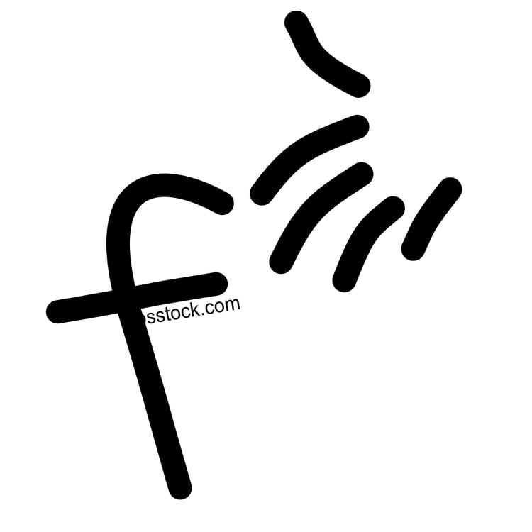 Waiting for the shot, black isolated vector silhouette