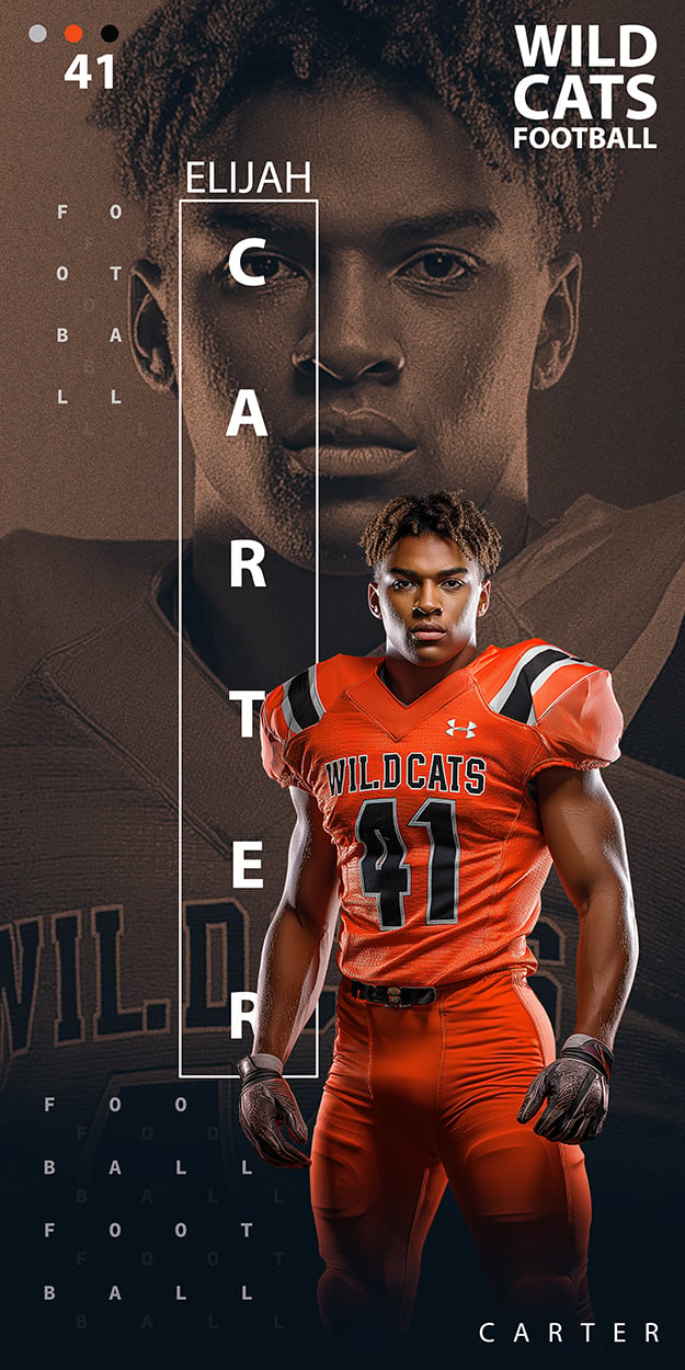 Dynamo, Photoshop Template, Digital Background, Sports Design, Senior Pics, Media Day, Photo Day, School Pictures, Modern, Clean, Epic, New