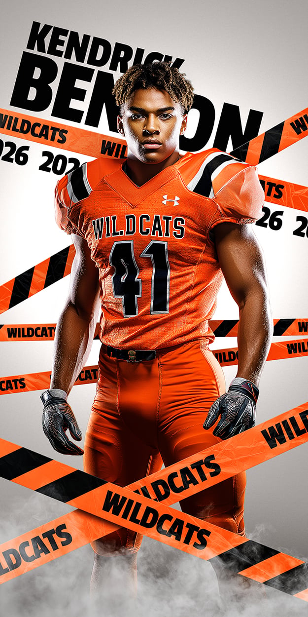 Caution Tape, Photoshop Template, Digital Background, Sports Design, Senior Pics, Media Day, Photo Day, School Pictures, Modern, Clean, Epic, New