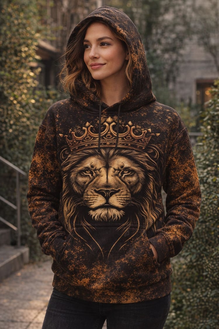 Urban Majesty Female Hoodie | Royal Streetwear Comfort