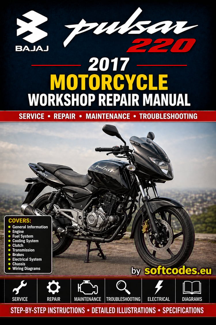 Bajaj Pulsar 220 2017 Motorcycle Workshop Repair Manual