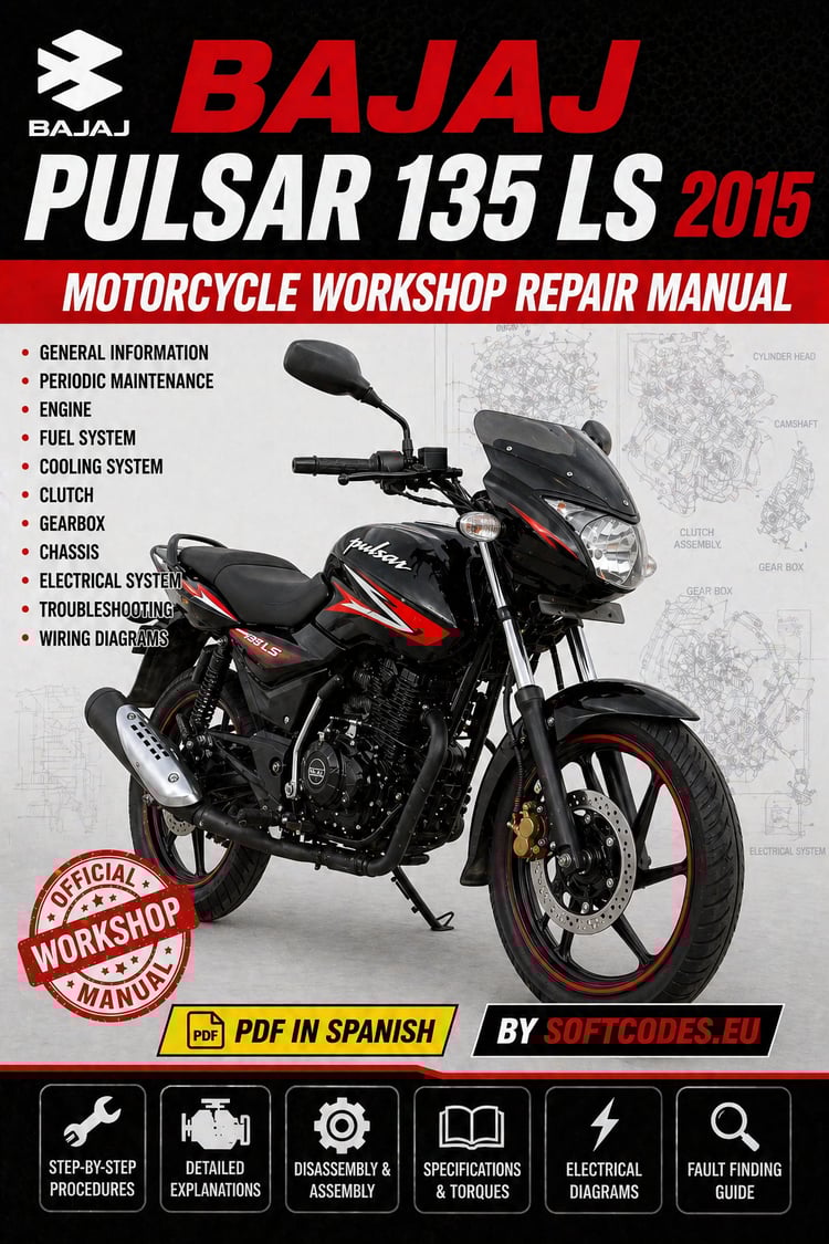 Bajaj Pulsar 135 LS 2015 Workshop Repair Manual PDF