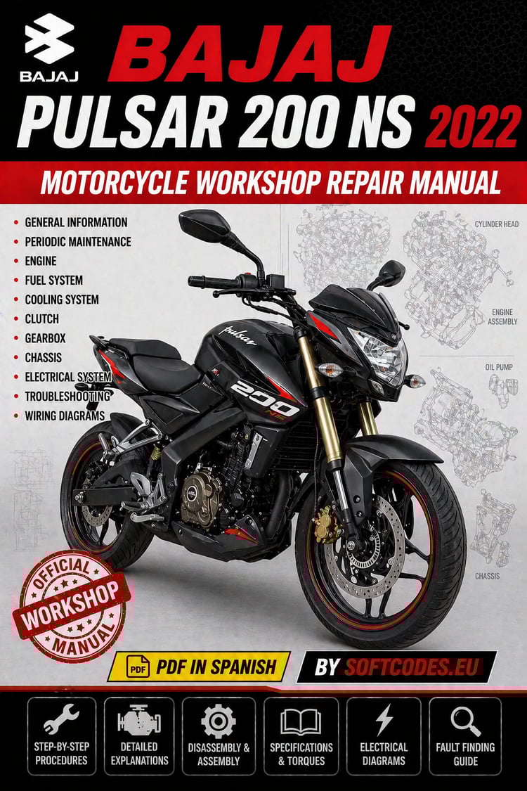 Bajaj Pulsar NS 200 2022 Workshop Repair Manual PDF