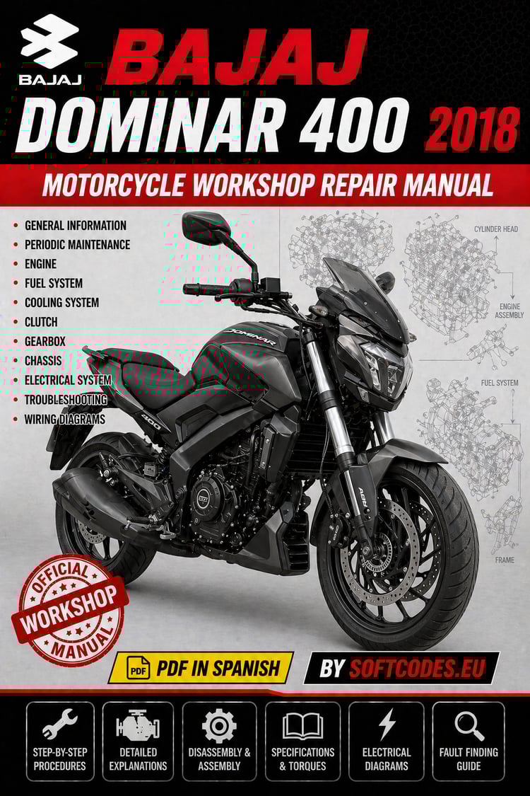 Bajaj Dominar 400 2018 Workshop Repair Manual PDF